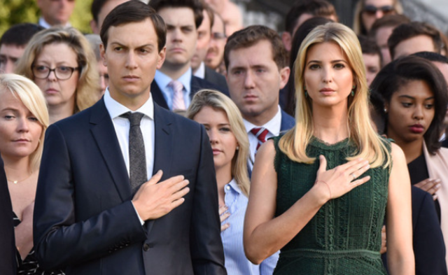 伊万卡与丈夫为911死难者默哀|组图