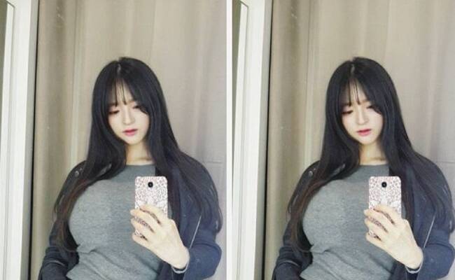 韩国巨胸妹走红 身材比例夸张上围傲人