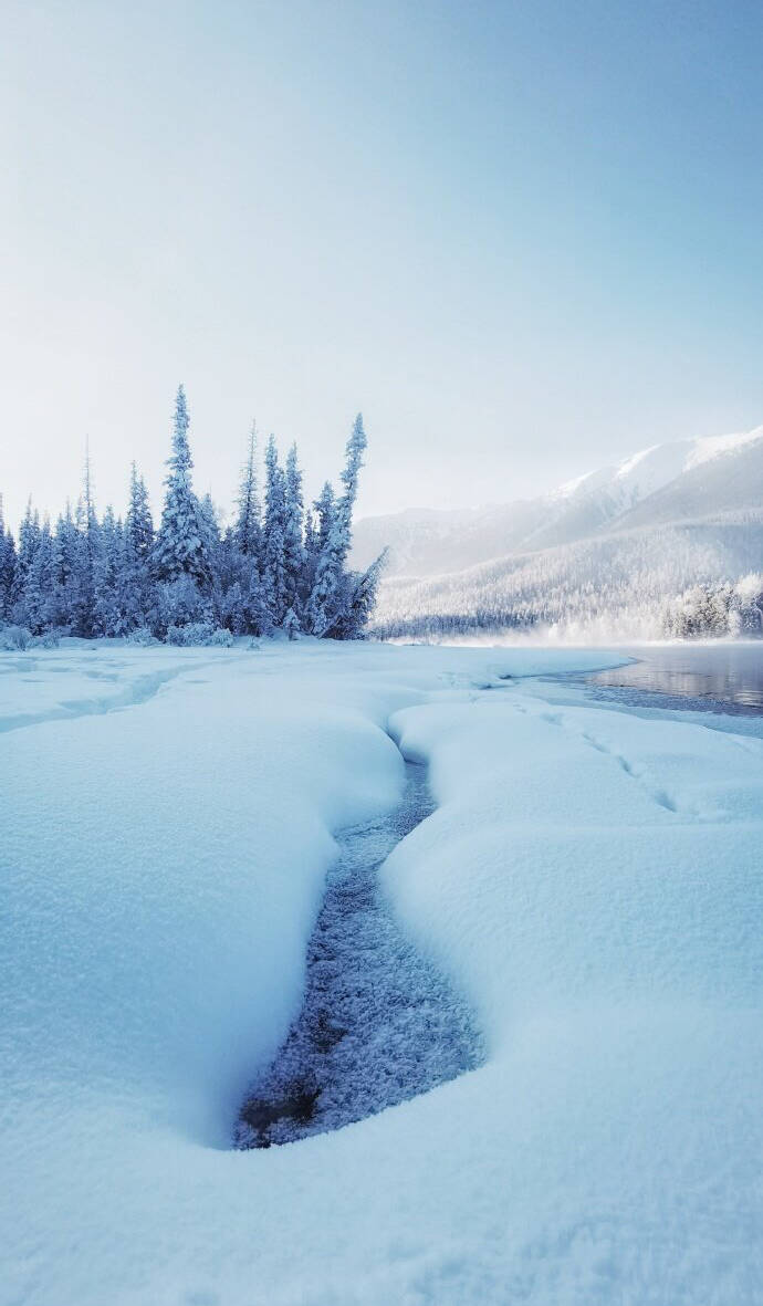 新疆雪景