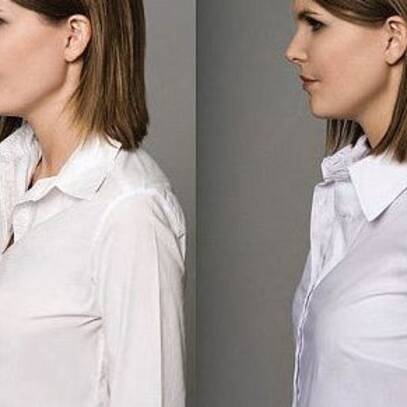 [网帖]姑娘是怎么解决<em>衬衫扣子中间</em>撑开的缝隙