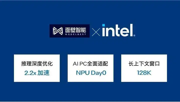 协同设计深度优化，英特尔携手面壁MiniCPM4.0，开启AIPC智能升