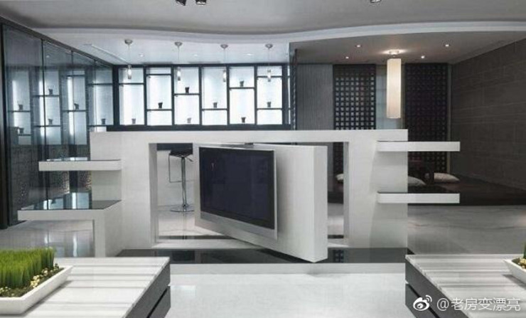 最近半墙电视墙有点火!做饭、沐浴都能看剧