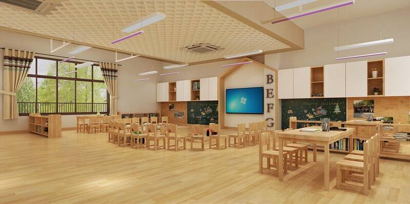 幼儿园设计案例:一大波幼儿园室内设计效果图来了!