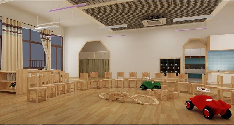幼儿园设计案例:一大波幼儿园室内设计效果图来了!