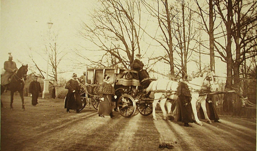 老照片,沙皇俄国时代的豪华马车