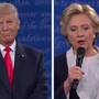 川普和希拉里互撕了89分钟 最后花了1分