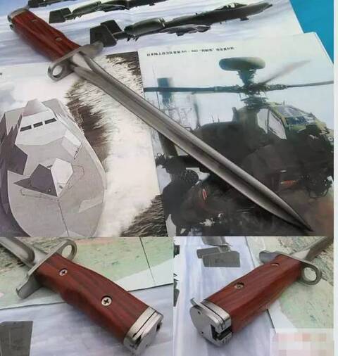 传奇冷兵器:56式三棱刺刀!