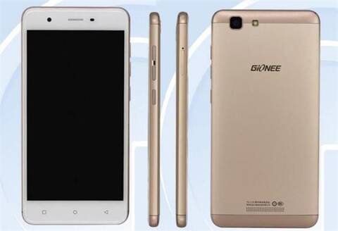 金立新机f105入网4核处理器 2g内存 形似oppo r7s