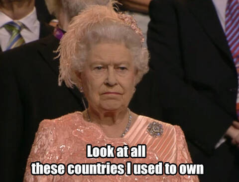 英国女王长寿表情包图片