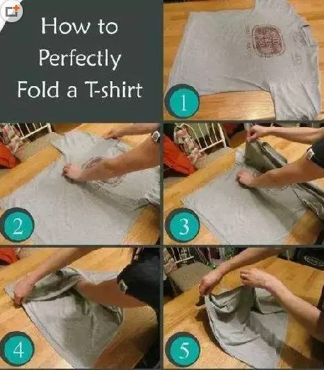 这么牛的叠衣服技巧,学会了能给你的衣柜省下很多空间哦