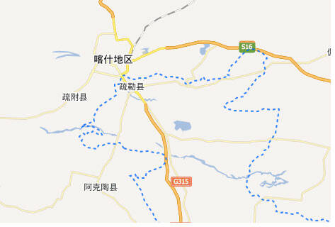 新疆疏勒地图
