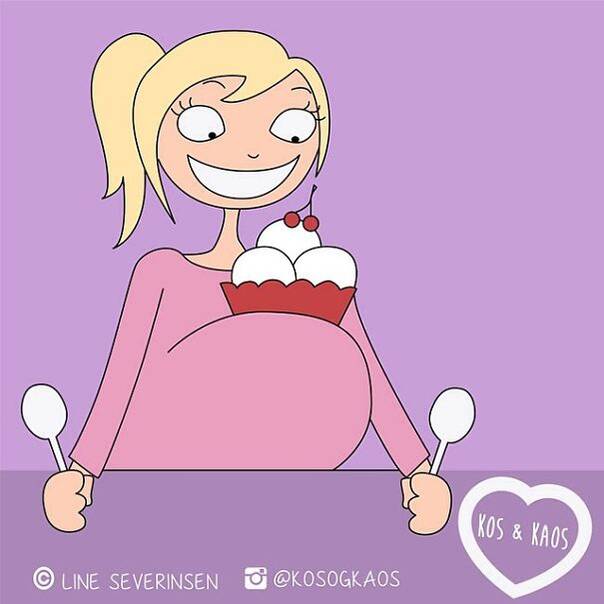 准妈妈的心塞日常 24张漫画让你明白怀孕有多苦