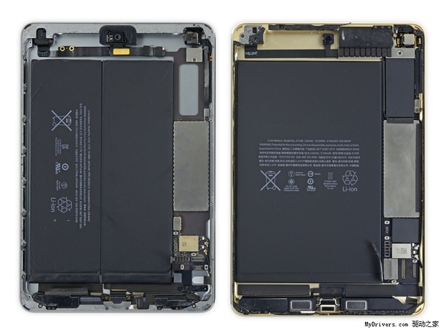 ipad mini 4拆解:2g内存 电池居然减小了