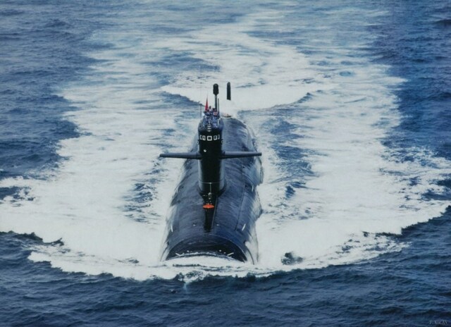 官媒公布的最新潜艇航行图