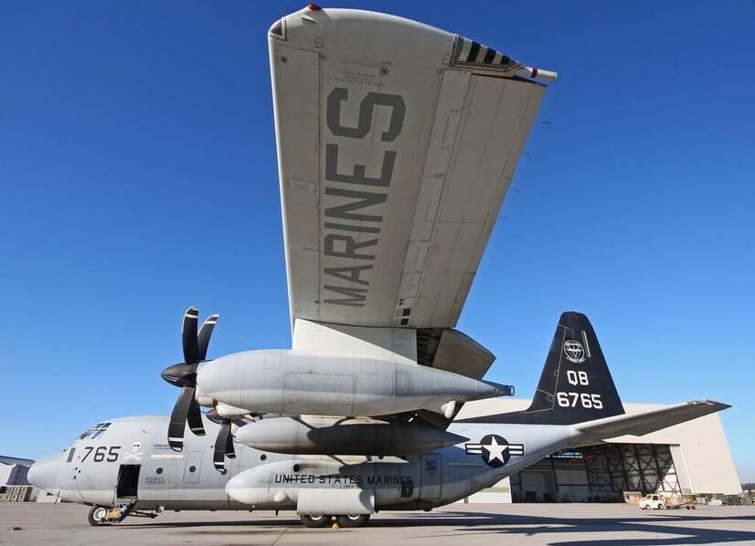 美军kc130"空中炮艇"坠毁 或被自己导弹炸毁