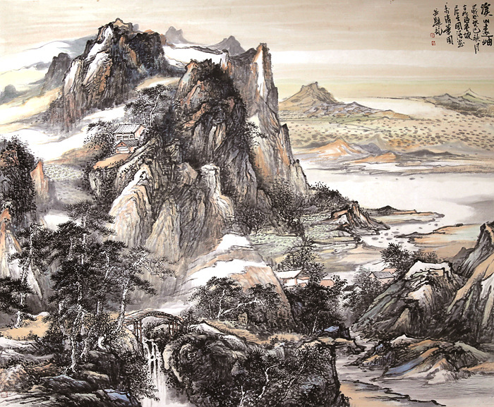 见证|"见山问石——李国强山水画展"11月18日郭味蕖美术馆