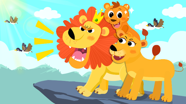 宝宝巴士动物世界这么可爱的小狮子完全没有万兽之王凶狠的一面