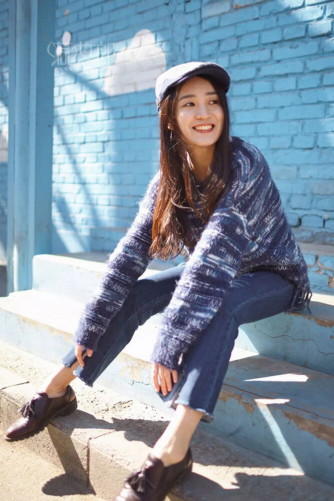 不画眼线不抹粉底 北方妹子素颜照清灵可人