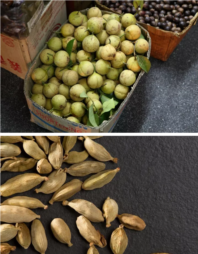 正文(豆蔻果和豆蔻) 豆蔻有白豆蔻,草豆蔻,肉豆蔻之分,它们都有芳香之