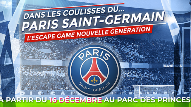 巴黎王子球场圣日耳曼密室逃脱