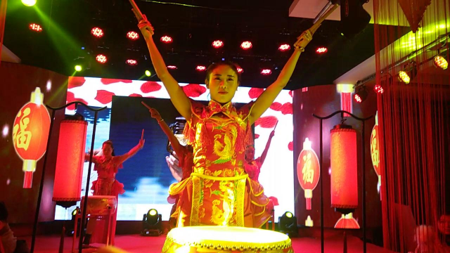 吕梁婚礼四大美女锣鼓精彩表演