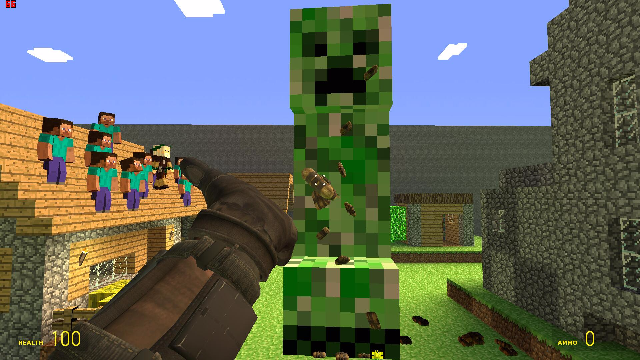 我的世界把c4炸弹扔到苦力怕身上会不会发生爆炸