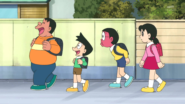 哆啦a梦:大雄跟小朋友借图画书看,太入迷,被胖虎和小夫取笑_凤凰网视