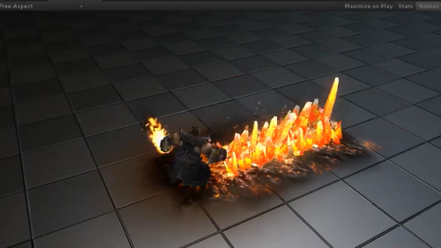 地刺特效制作九丨游戏特效丨unity教学丨王氏教育集团