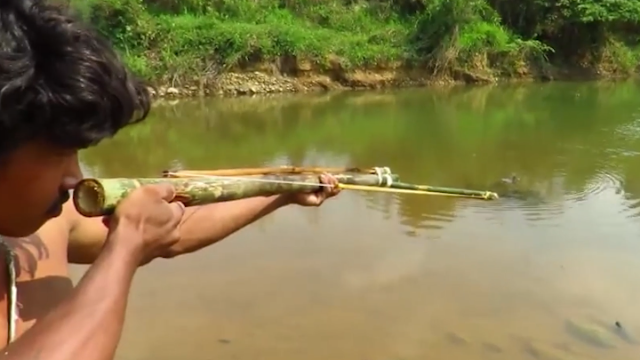 如何用竹子纯手工打造一把简易弓弩