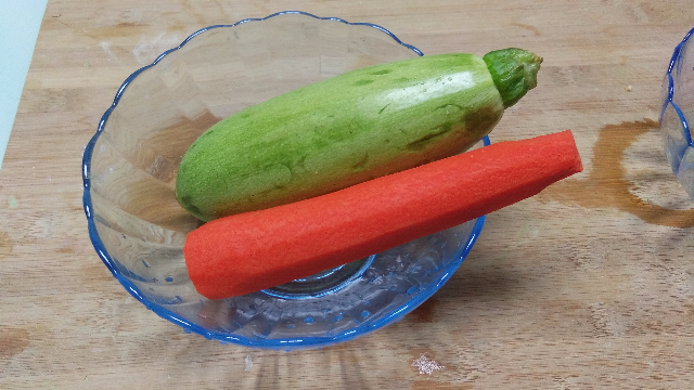 1根胡萝卜1个西葫芦早餐营养新做法1分钟学会简单美味