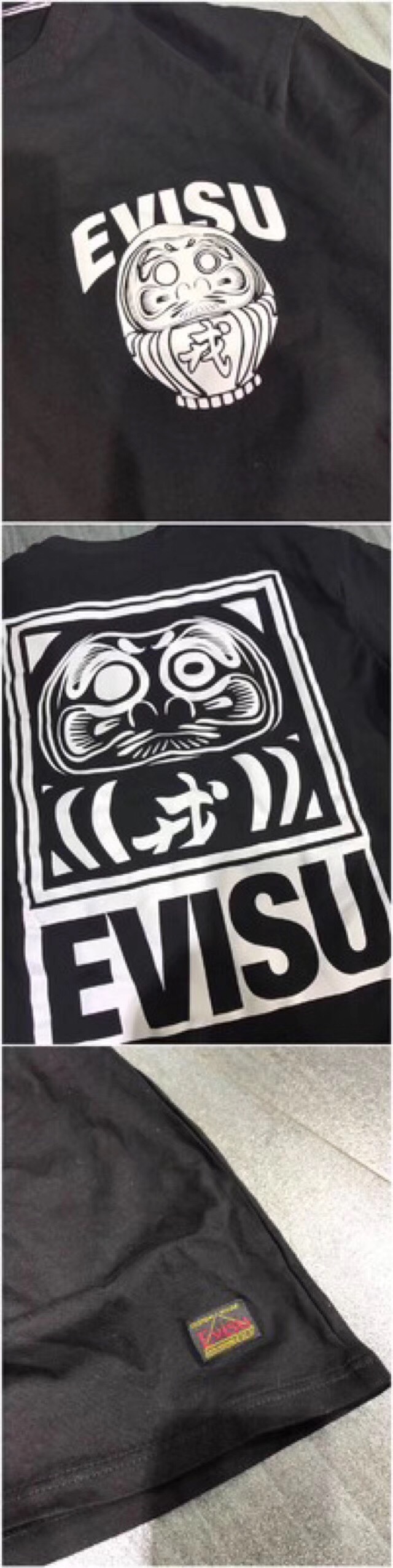 67evisu福神 18春戎字达摩印花短袖t恤 定制纯棉面料 有型_凤凰网