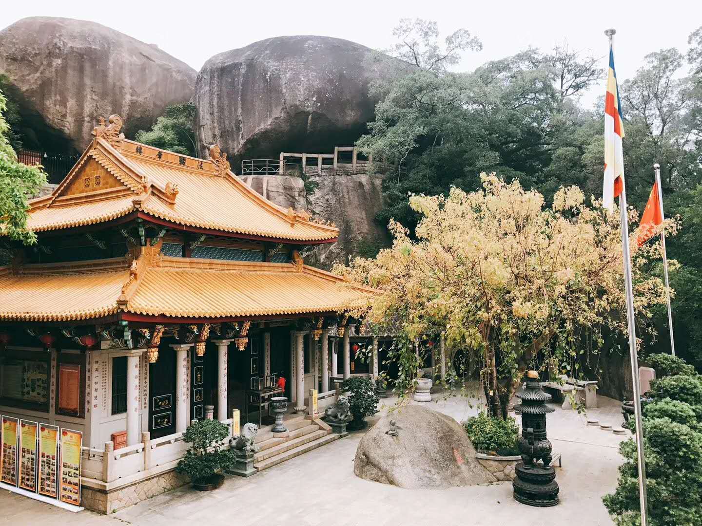 重庆九龙坡区佛教协会参学团参访厦门南普陀寺,虎溪岩寺__凤凰网
