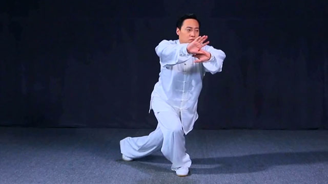 陈氏太极拳老架一路陈斌老师教学第三十六式:旋风脚_凤凰网视频_凤凰