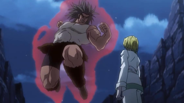 全职猎人:酷拉皮卡vs窝金上,实力相差有点大