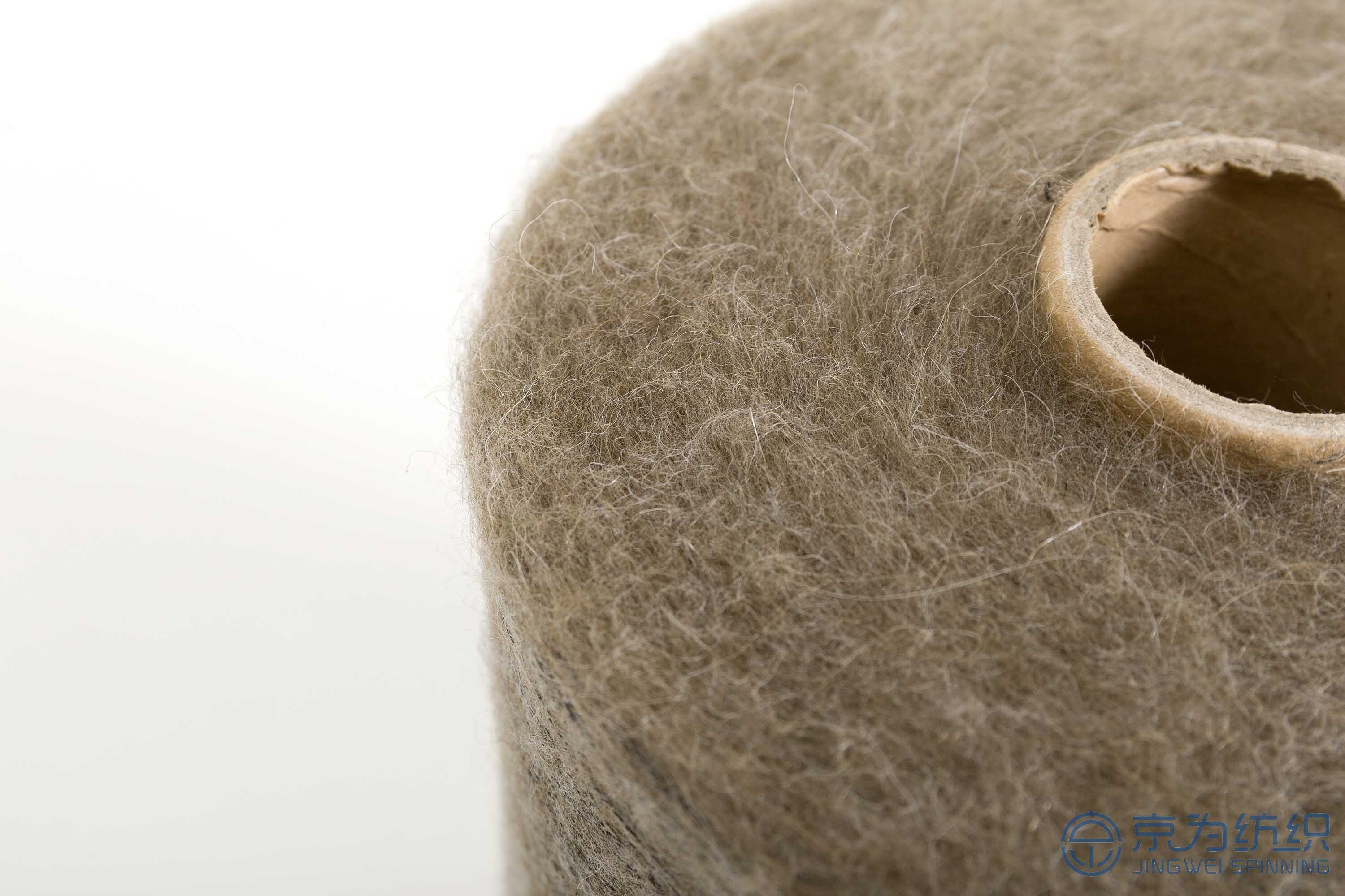 上海1/12支高配色纺弹力羊驼毛纱线 高端马海毛羊毛纱