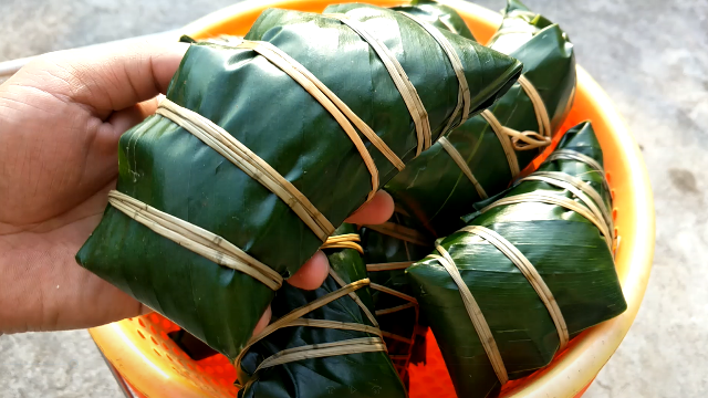 这是广西长粽子与粽不同的100种吃法之一