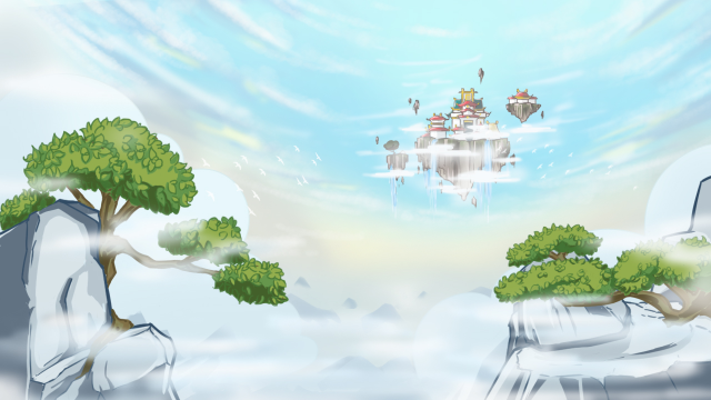 一尘小神仙初到天宫修行开始咯