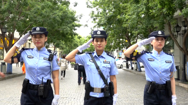 微笑城市丨女子巡逻辅警大队用辛勤和汗水守护冰城平安