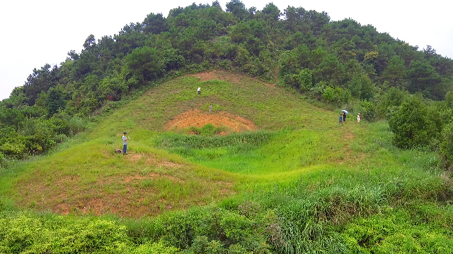 帶您看看廣西容縣靈山風水寶地陸氏的仰臥仙人下陰穴