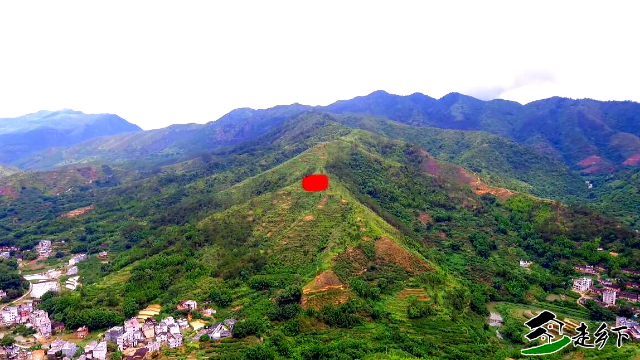 带你看看广东信宜甘子玉的风水宝地幢幡穴又叫飞天蜈蚣吃蚕