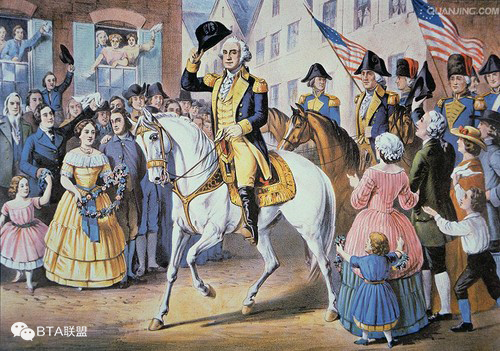 我们还在三呼万岁三头九拜时,第一届美国国会会议在纽约召开); 1790年