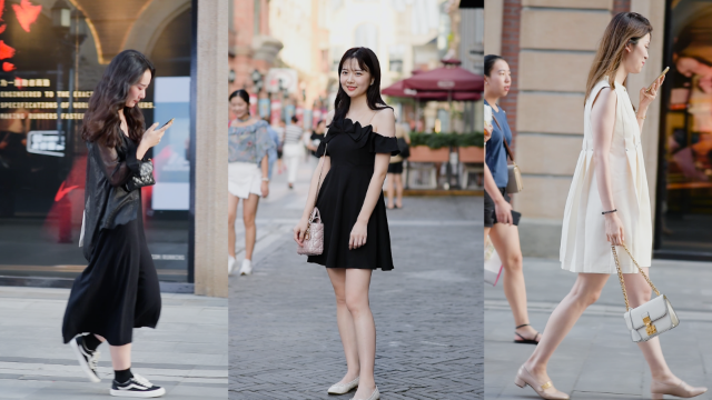 街拍武汉美女路人第一位小姐姐是男生的梦中情人了