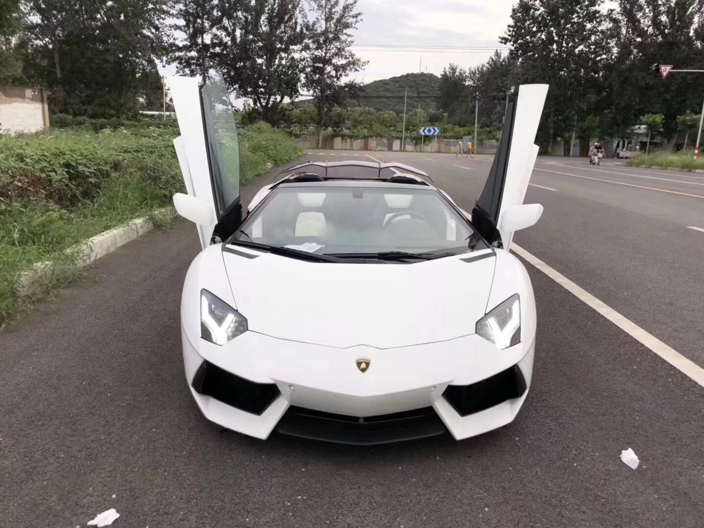 蘭博基尼aventador lp700-4(敞篷車)的一大新特徵就是使用了之前在新