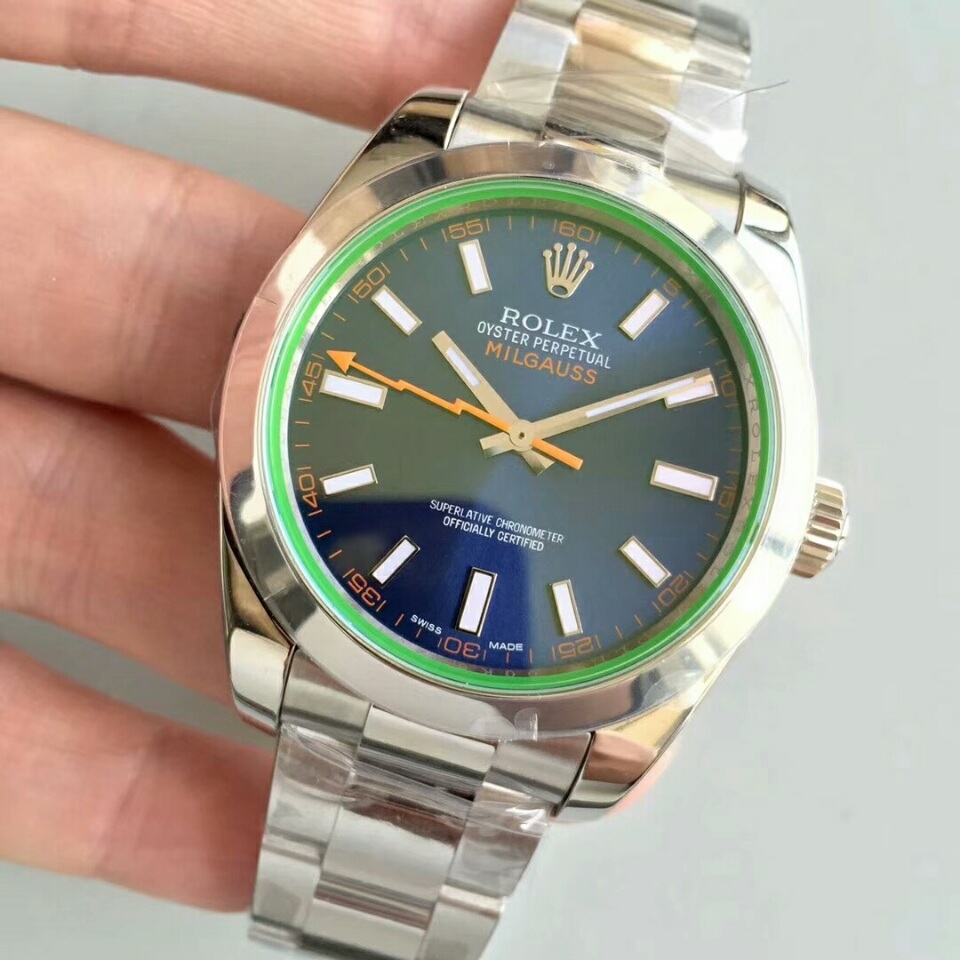 老5谈表:ar精品 rolex milgauss劳力士闪电针副本