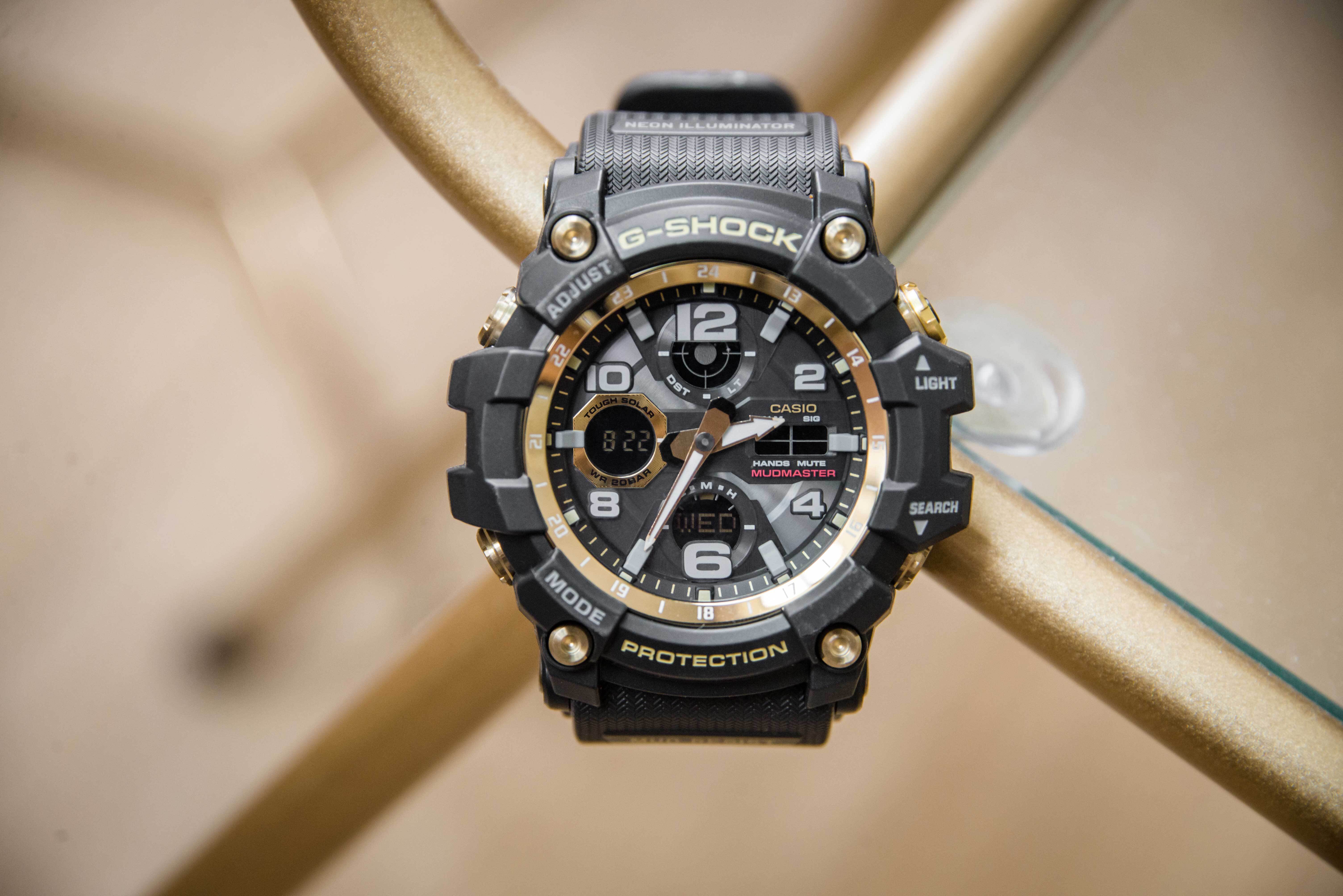 卡西欧新款gravity master和mud master的黑金经典 坚韧与强悍