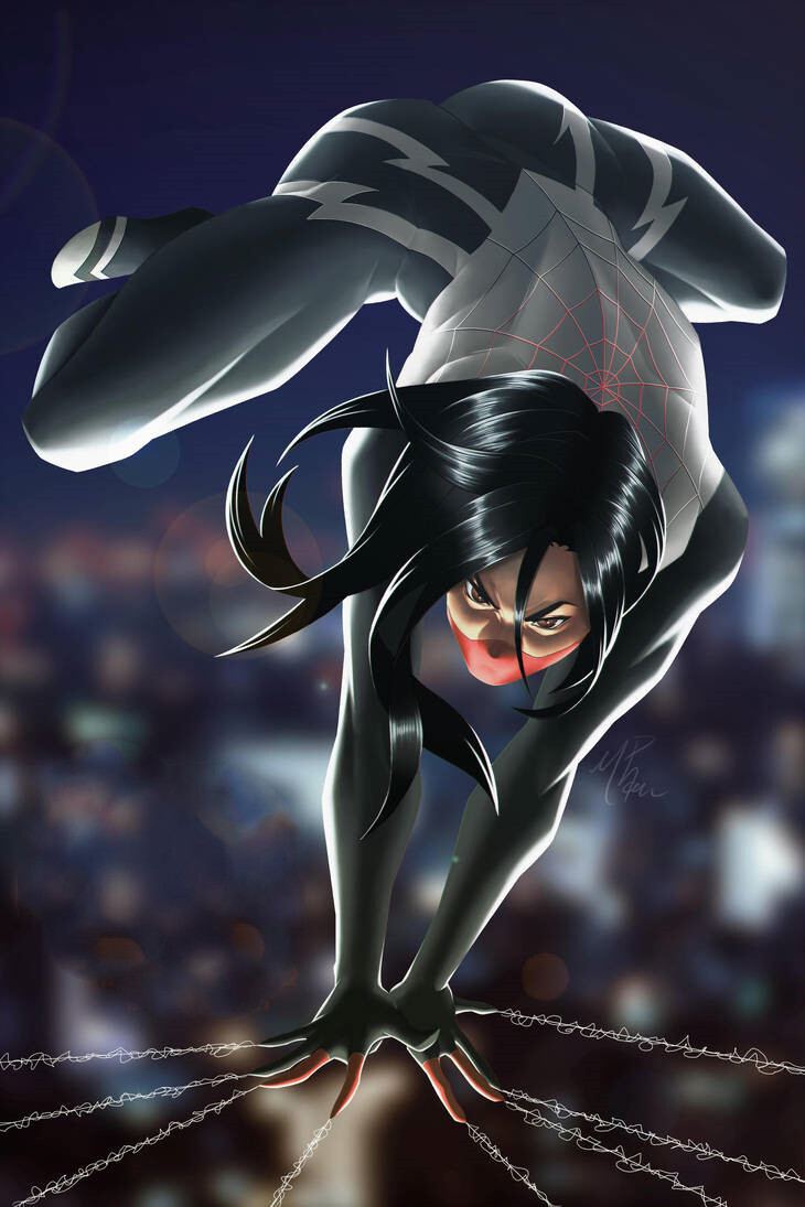 5个漫威女英雄上色前后对比照,质感宛如妆前妆后__凤凰网