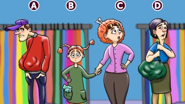 脑力测试下面4个人有一个是小偷你能猜出来吗