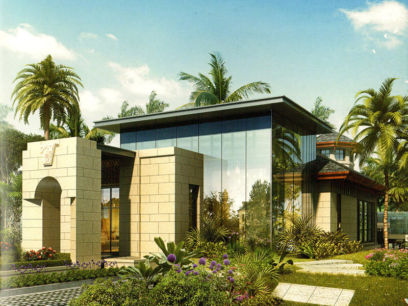 三亚海棠湾一线海景地段3500万起的独栋大露台别墅