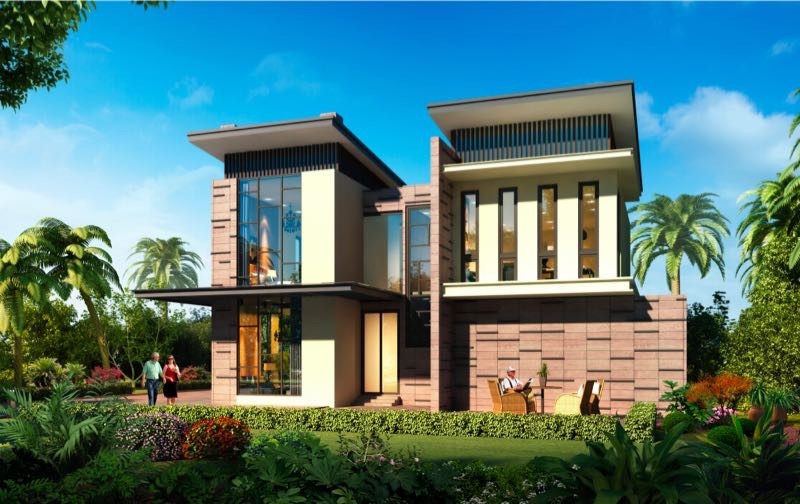 海南陵水黎安港里的一线海景地段1500万的独栋亲海别墅