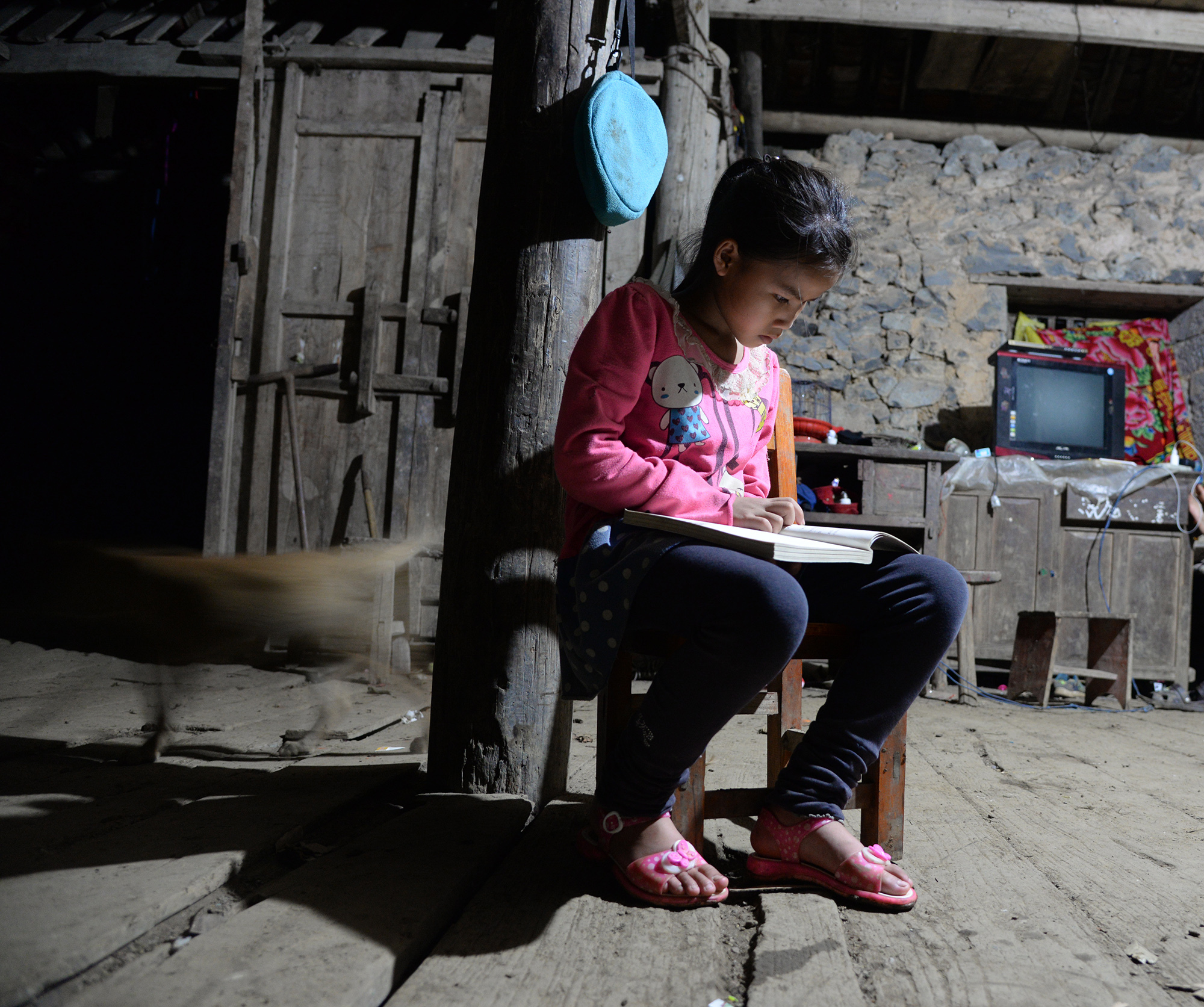 小狗是她唯一玩伴父亲去世狗失踪后12岁留守女孩半夜偷偷抹眼泪